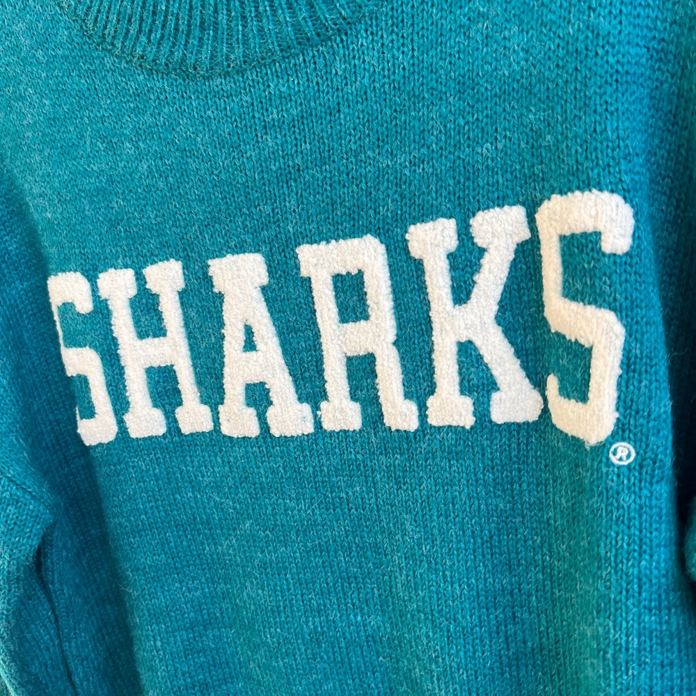 San Jose Varsity SHARKS Sweater by Gameday Social - Picture 6 of 11